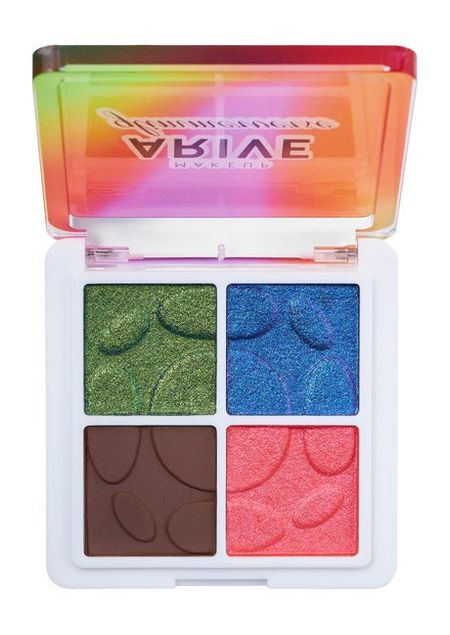 Arive Makeup Glimmerverse Invented Ethos Multichrome Eyeshadow Quad раскраска барби сверкающие образы учим цифры и счет 16 сверкающих наклеек