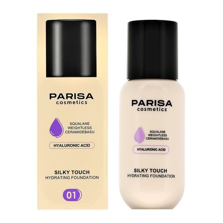 Крем тональный для лица PARISA SILKY TOUCH тон 01 Ivory