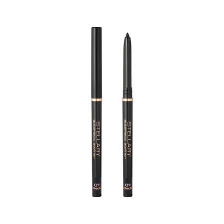 Карандаш для глаз STELLARY AUTOMATIC EYELINER автоматический тон 01 Black орор мёйе суперкнига для креативных девчонок