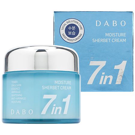 Крем для лица DABO Крем-щербет для лица для интенсивного увлажнения 7 in 1 Moisture Sherbet Cream