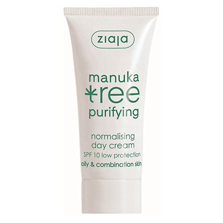 Крем для лица ZIAJA Дневной крем SPF 10 Normalizing Manuka Tree Purifying