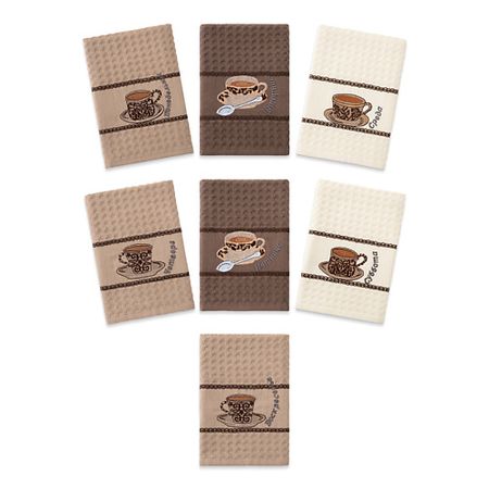 Набор полотенец KARNA Салфетки вафельные DEVON c вышивкой