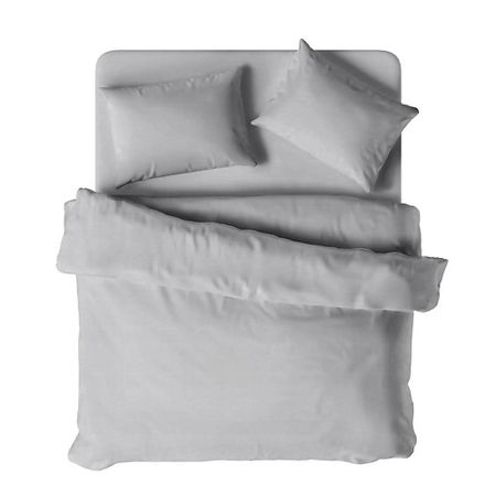 Комплект постельного белья VEROSSA Комплект постельного белья Melange 1.5-спальный наволочка 50/70 Silver