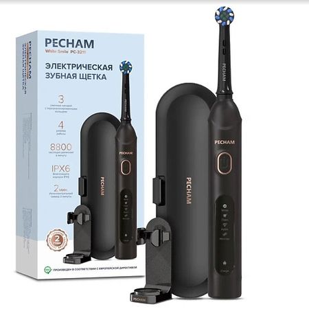 Электрическая зубная щетка PECHAM Электрическая зубная щетка White Smile
