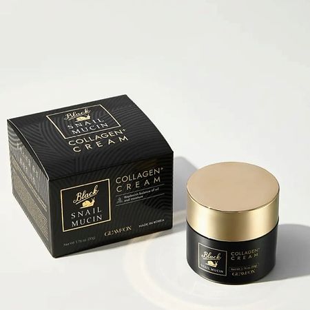 Крем для лица GLAMFOX Антивозрастной коллагеновый крем с муцином черной улитки
