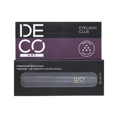 Клей для ресниц и пучков DECO. ART черный на латексной основе 5 мл майк дэш первая семья джузеппе морелло и зарождение американской мафии предисловие дмитрий goblin пучков