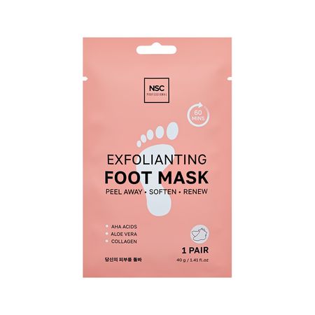 Маска-носочки для ног NSC PROFESSIONAL отшелушивающая 40 г