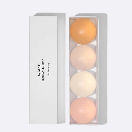 Мыло твердое BY MAF Набор круглого мыла МИКС в подарочной упаковке