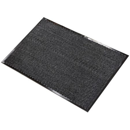 коврик JOY HOME Велюр 50х80см полиэстер, резина, серый