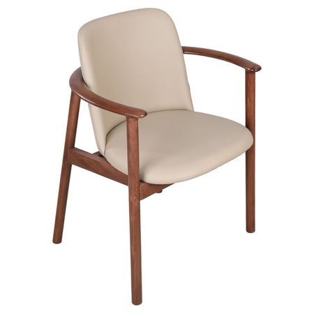 стул ROYNE 643х588х817мм дерево/искусственная кожа бежевый/коричневый ежедневник недат а5 136л snap book no 7 коричневый иск кожа интегр переплет клапан офсет ляссе