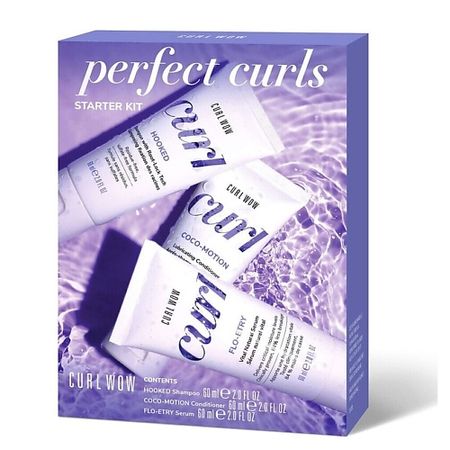 Набор для ухода за волосами COLOR WOW Набор для волос Perfect Curls Starter Шампунь+Кондиционер+сыворотка