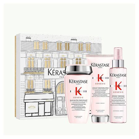 Набор для ухода за волосами KERASTASE Набор Genesis: Шампунь + Кондиционер + Термозащитный спрей для волос