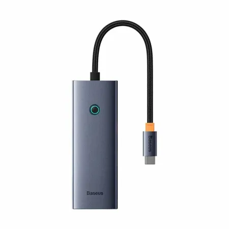 Адаптер Baseus UltraJoy 5 в 1 Type-C HUB на HDMI/USB 3.0*4 (BS-OH110) (Space Grey)