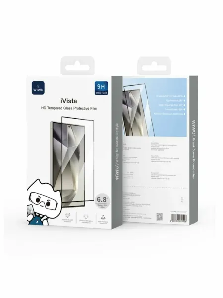 Защитное стекло WIWU iVista для Samsung S25 Ultra антибликовое прозрачное