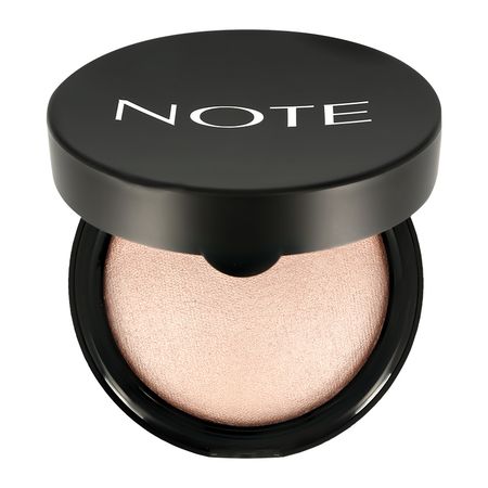 Хайлайтер для лица NOTE BAKED HIGHLIGHTER тон 02 будь в центре внимания наклейки