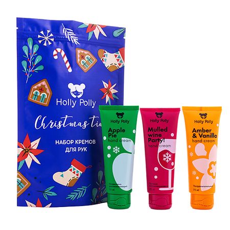 Крем для рук HOLLY POLLY Набор новогодних кремов для рук CHRISTMAS TIME