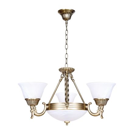 люстра подвесная БАЛТИЙСКИЙ СТИЛЬ Бронза 5xЕ27 60Вт металл