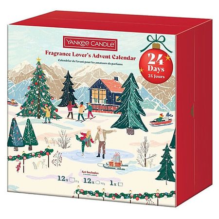 Набор ароматических свечей YANKEE CANDLE Адвент-календарь Fragrance Lover's Book Advent Calendar book lover s archive дневник для тех кто любит читать на 15 книг красный
