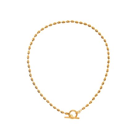PLAIN STUDIO Колье Linear Link Necklace – Gold