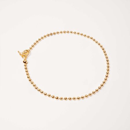 PLAIN STUDIO Колье Simple Line Necklace - Gold