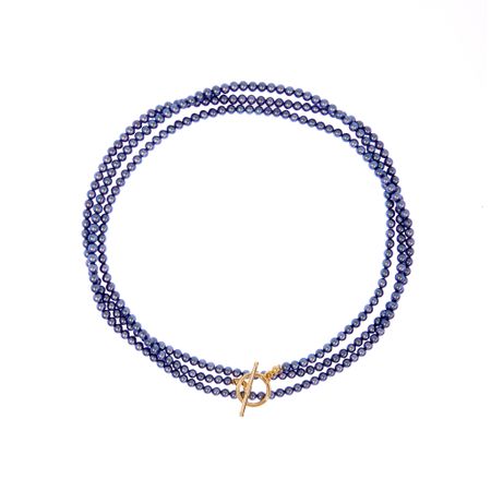 PEARLY CLOUD Колье Branch Necklace - Blue