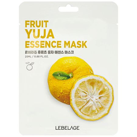 Маска для лица LEBELAGE Тканевая маска для лица с экстрактом юдзу