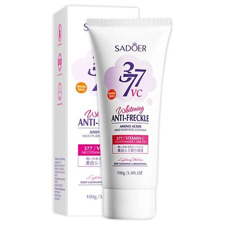 Гель для умывания SADOER Средство для умывания антивозрастное осветляющее с аминокислотами