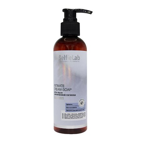 Жидкость для интимной гигиены SELFIELAB Крем-мыло для интимной гигиены