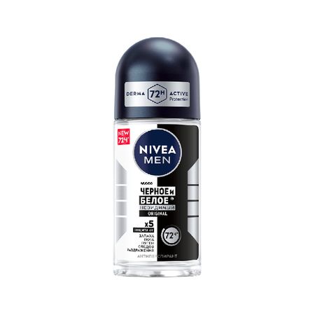 Део-ролл муж. NIVEA MEN ЧЕРНОЕ И БЕЛОЕ Невидимый Original антиперспирант 50 мл александр печерский черное солнце