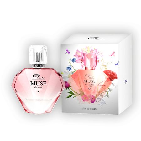 Туалетная вода PARLI Туалетная вода для женщин Muse Delicate груша, гардения, жасмин и ваниль