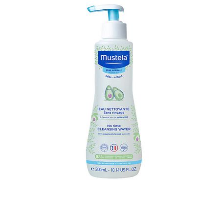 Лосьон для тела MUSTELA Очищающая вода с экстрактом авокадо No-Rinse Cleansing Water, для тела и лица