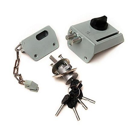 замок накладной ПРО-САМ ЗНД-1А-КЛ/КП (867/868) цилиндровый 2 ригеля