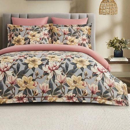 Комплект постельного белья ARYA HOME COLLECTION Постельное Белье из Сатина Exclusive 1,5 Сп. 160x220 Claudia Розовый
