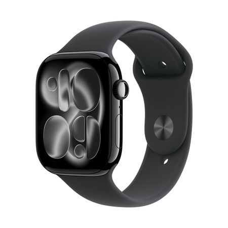 Смарт-часы Apple Watch Series 11 42mm Jet Black Aluminum Case with Black Sport Band (S/M)