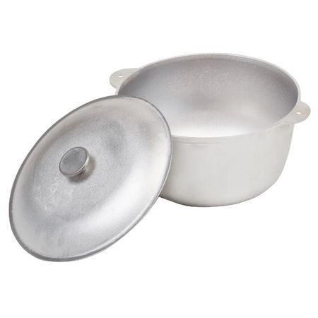 казан ТимА 6л 26см алюминий без покрытия с крышкой