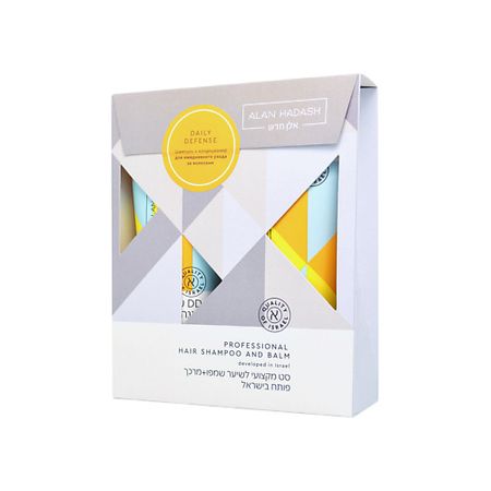 Набор для ухода за волосами ALAN HADASH Набор для ежедневного ухода за всеми типами волос «Ежедневная защита» Daily Defense