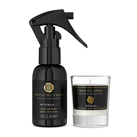 Набор ароматических средств для дома RITUALS ... Набор Private Collection Precious Amber: Ароматизатор для дома + Ароматическая свеча