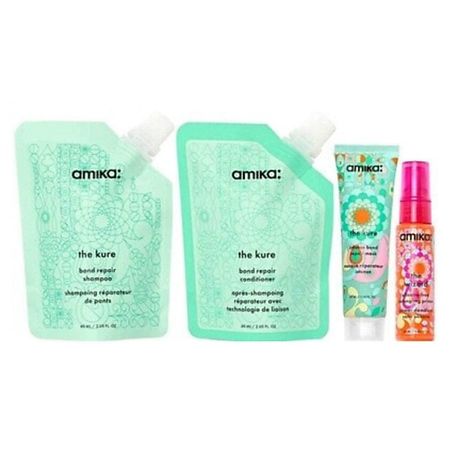 Набор для ухода за волосами AMIKA Набор для ухода за волосами The Kure Шампунь+Кондиционер+Маска+Праймер