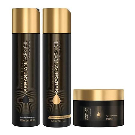 Набор для ухода за волосами SEBASTIAN PROFESSIONAL Набор с маслом черного тмина Dark Oil Trio