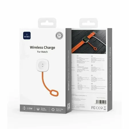 Беспроводное зарядное устройство WIWU Wireless Charge 2.5W для смарт-часов (Wi-М23) (белый)