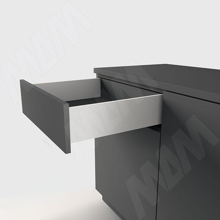 LS BOX PRO комплект ящика 300 мм, цвет белый (боковины h120 мм с направляющими открывания от нажатия) (LSB.PRO.LT120300W)