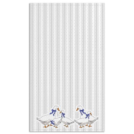 полотенце кухонное ваф. Гуси 35х60см белое, арт.102-Гуси инна сергеевна панасюк гуси гуси га га га
