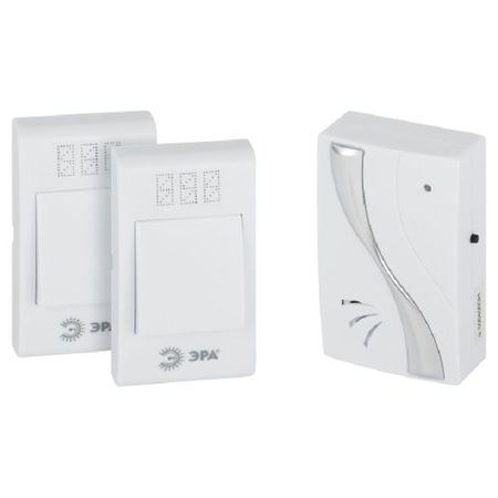 звонок ЭРА беспроводной 2 кнопки до 100м IP20 32 мелодии белый а м воронецкий мелодии для бога записки мирянина