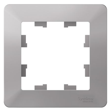 рамка 1 пост SYSTEME ELECTRIC Atlas Design AIR алюминий