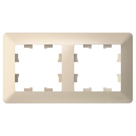 рамка 2 поста SYSTEME ELECTRIC Atlas Design AIR бежевый