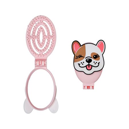 Расческа с зеркалом MISS PINKY