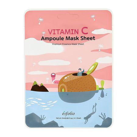 Маска для лица ESFOLIO с экстрактом киви и витамином С антиоксидантная 25 мл д м кольцов эффективный си на примерах 100 готовых решений