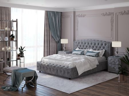 Мягкая Кровать Орматек Salvatore с подъёмным механизмом (Экокожа Бронзовый перламутр) 140x190