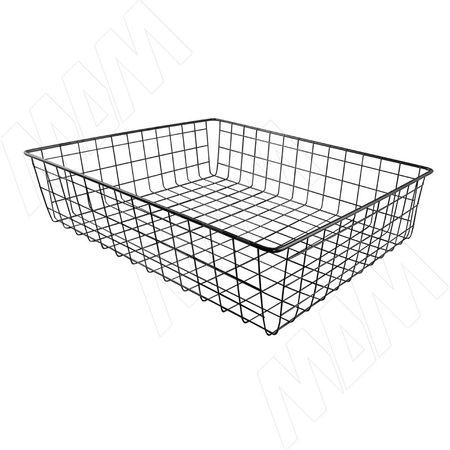 BASE Корзина сетчатая, 120x500x550 мм, черный (КС125055 ЧР)