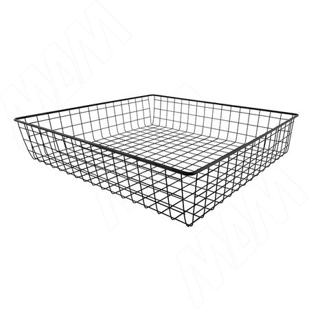 BASE Корзина сетчатая, 120x600x600 мм, черный (КС126060 ЧР)